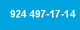 924 497-17-14 924 497-17-14